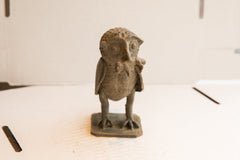 Vintage African Owl with Rat Sculpture // ONH Item ab01865 Image 1