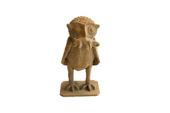 Vintage African Owl with Rat Sculpture // ONH Item ab01866