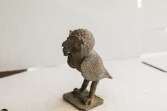 Vintage African Owl with Worm Sculpture // ONH Item ab01867 Image 2