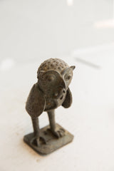 Vintage African Owl with Worm Sculpture // ONH Item ab01867 Image 3