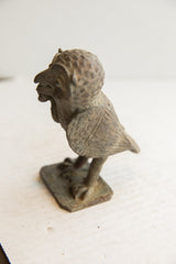 Vintage African Owl with Worm Sculpture // ONH Item ab01867 Image 4