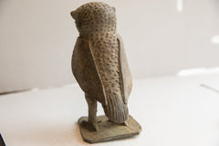Vintage African Owl with Snake Sculpture // ONH Item ab01868 Image 5