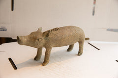 Vintage African Boar Sculpture // ONH Item ab01892 Image 2