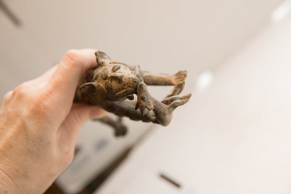 Vintage African Cheetah with Prey Sculpture // ONH Item ab01896 Image 8