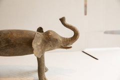 Vintage African Elephant Sculpture // ONH Item ab01897 Image 2