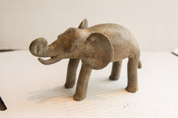 Vintage African Elephant Sculpture // ONH Item ab01901 Image 1