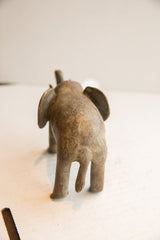 Vintage African Elephant Sculpture // ONH Item ab01901 Image 4