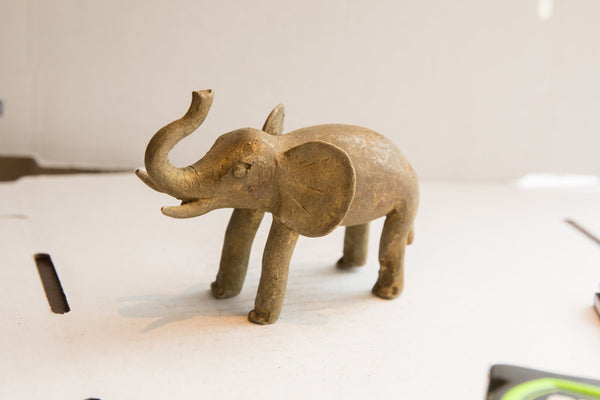 Vintage African Elephant Sculpture // ONH Item ab01907 Image 1
