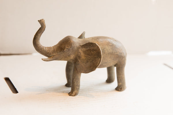 Vintage African Elephant Sculpture // ONH Item ab01908 Image 1