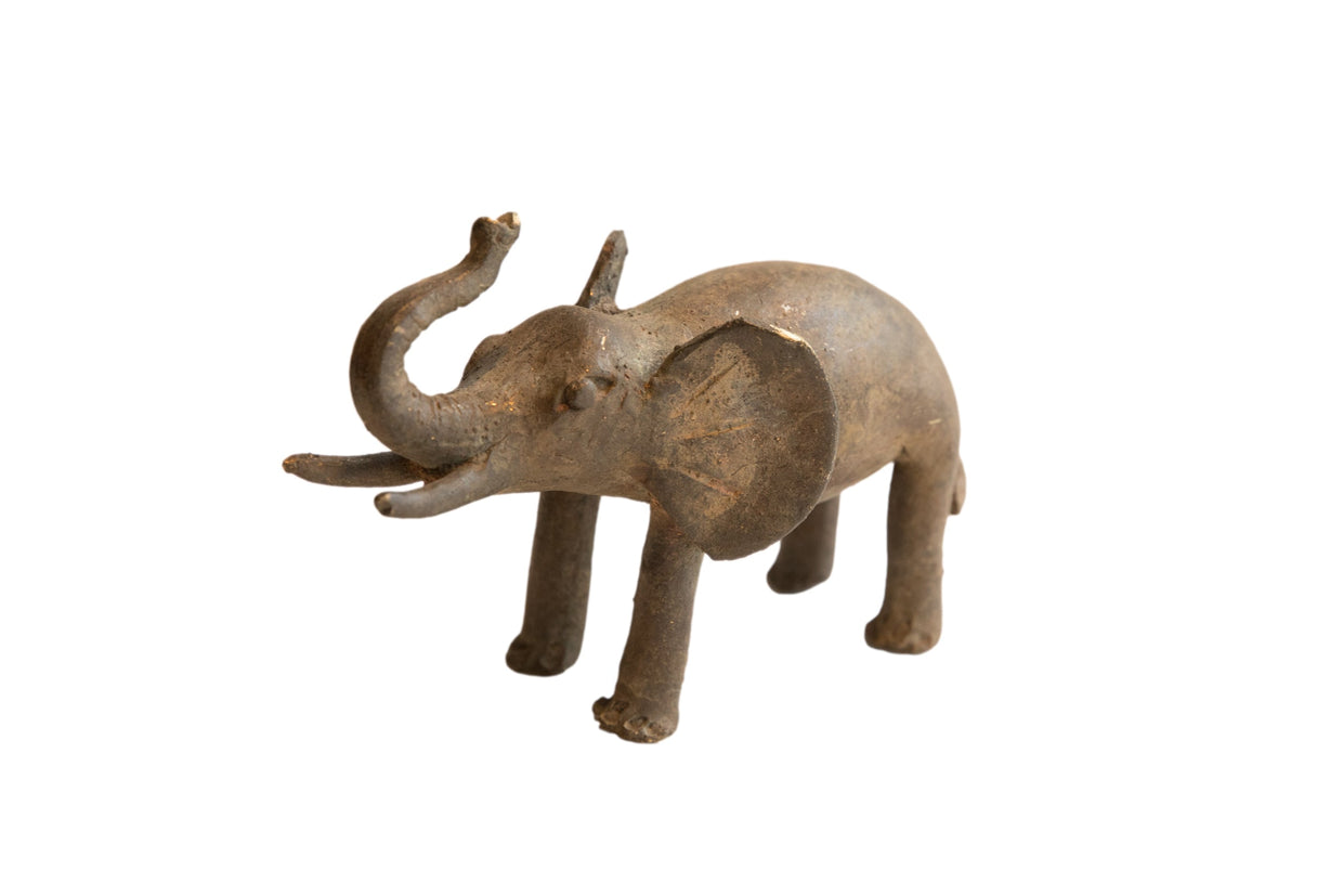 Vintage African Elephant Sculpture // ONH Item ab01911