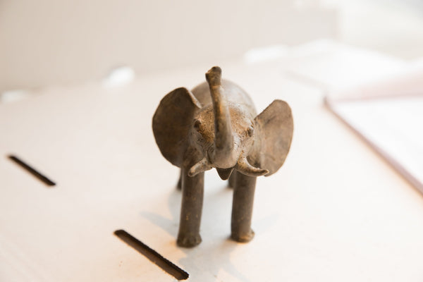 Vintage African Elephant Sculpture // ONH Item ab01912 Image 5