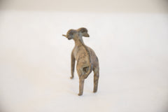 Vintage African Imperfect Ram with Leaf Sculpture // ONH Item ab01937 Image 3