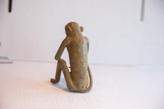 Vintage African Sitting Monkey Figurine // ONH Item ab01948 Image 7