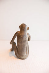 Vintage African Sitting Monkey Figurine // ONH Item ab01953 Image 5