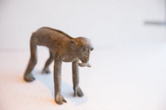 Vintage African Monkey with Banana in Mouth Figurine // ONH Item ab01955 Image 2