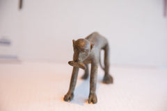 Vintage African Monkey with Banana in Mouth Figurine // ONH Item ab01956 Image 2