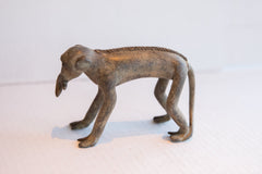 Vintage African Monkey with Banana in Mouth Figurine // ONH Item ab01957 Image 3