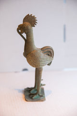 Vintage African Rooster with Snake Sculpture // ONH Item ab01968 Image 6