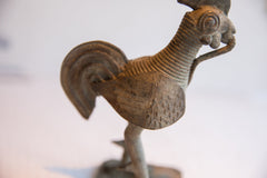 Vintage African Rooster with Snake Sculpture // ONH Item ab01971 Image 5