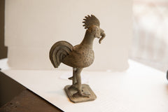 Vintage African Rooster with Worm Sculpture // ONH Item ab01972 Image 1