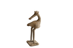 Vintage African Backwards Facing Bird Sculpture // ONH Item ab01977