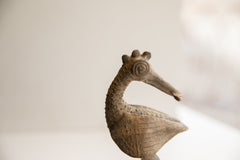 Vintage African Backwards Facing Bird Sculpture // ONH Item ab01977 Image 4