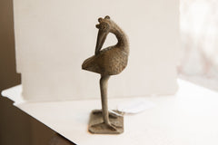 Vintage African Backwards Facing Bird Sculpture // ONH Item ab01978 Image 1