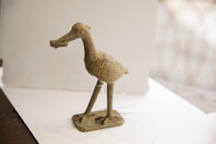 Vintage African Bird with Fish Sculpture // ONH Item ab01984 Image 1