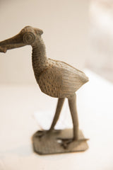 Vintage African Bird with Fish Sculpture // ONH Item ab01985 Image 3