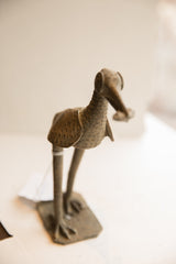 Vintage African Bird with Fish Sculpture // ONH Item ab01985 Image 5