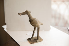 Vintage African Bird with Fish Sculpture // ONH Item ab01986 Image 1