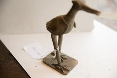 Vintage African Bird with Fish Sculpture // ONH Item ab01986 Image 3