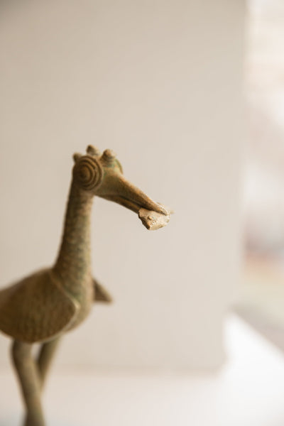 Vintage African Bird with Fish Sculpture // ONH Item ab01990 Image 4