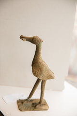 Vintage African Bird with Fish Sculpture // ONH Item ab01991 Image 5