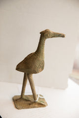 Vintage African Bird with Fish Sculpture // ONH Item ab01991 Image 7