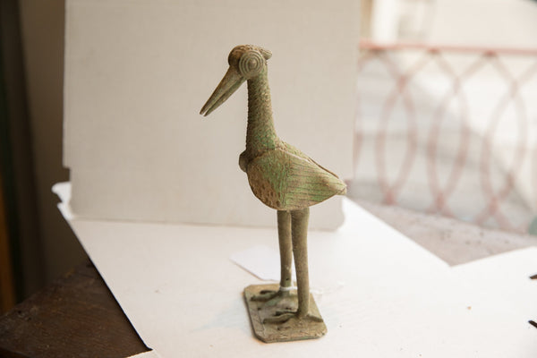 Vintage African Bird with Fish Sculpture // ONH Item ab01994 Image 1