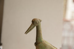 Vintage African Bird with Fish Sculpture // ONH Item ab01994 Image 2