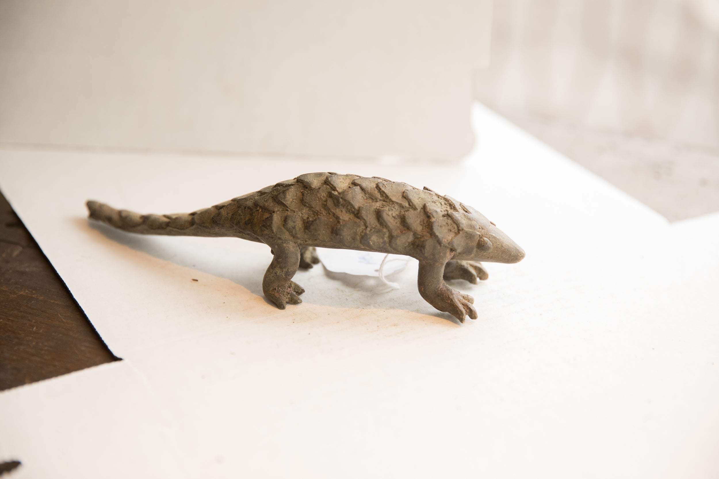 Vintage African Pangolin Sculpture // ONH Item ab02009 Image 1