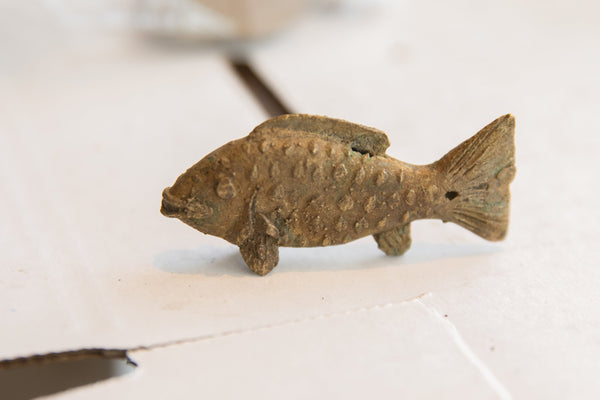 Vintage African Fish Figurine // ONH Item ab02024 Image 1