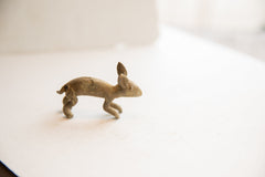 Vintage African Imperfect Rabbit Figurine // ONH Item ab02034 Image 2