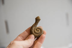 Vintage African Curled Snake Figurine // ONH Item ab02043 Image 2