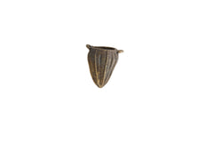 Vintage African Woven Basket Bronze Pendant