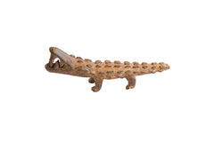 Vintage African Alligator Sculpture