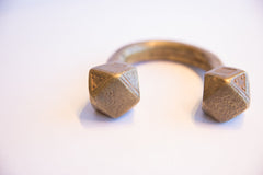 Antique African Geometric Base Cuff Bracelet
