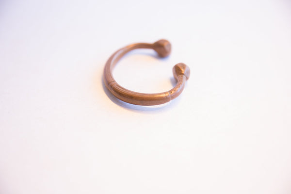 Antique African Small Copper Snake Cuff Bracelet // ONH Item: ab02149, Image 3