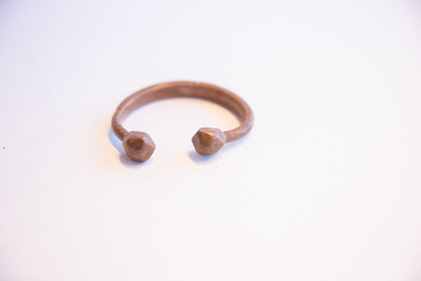 Antique African Small Copper Snake Cuff Bracelet // ONH Item: ab02149, Image 5