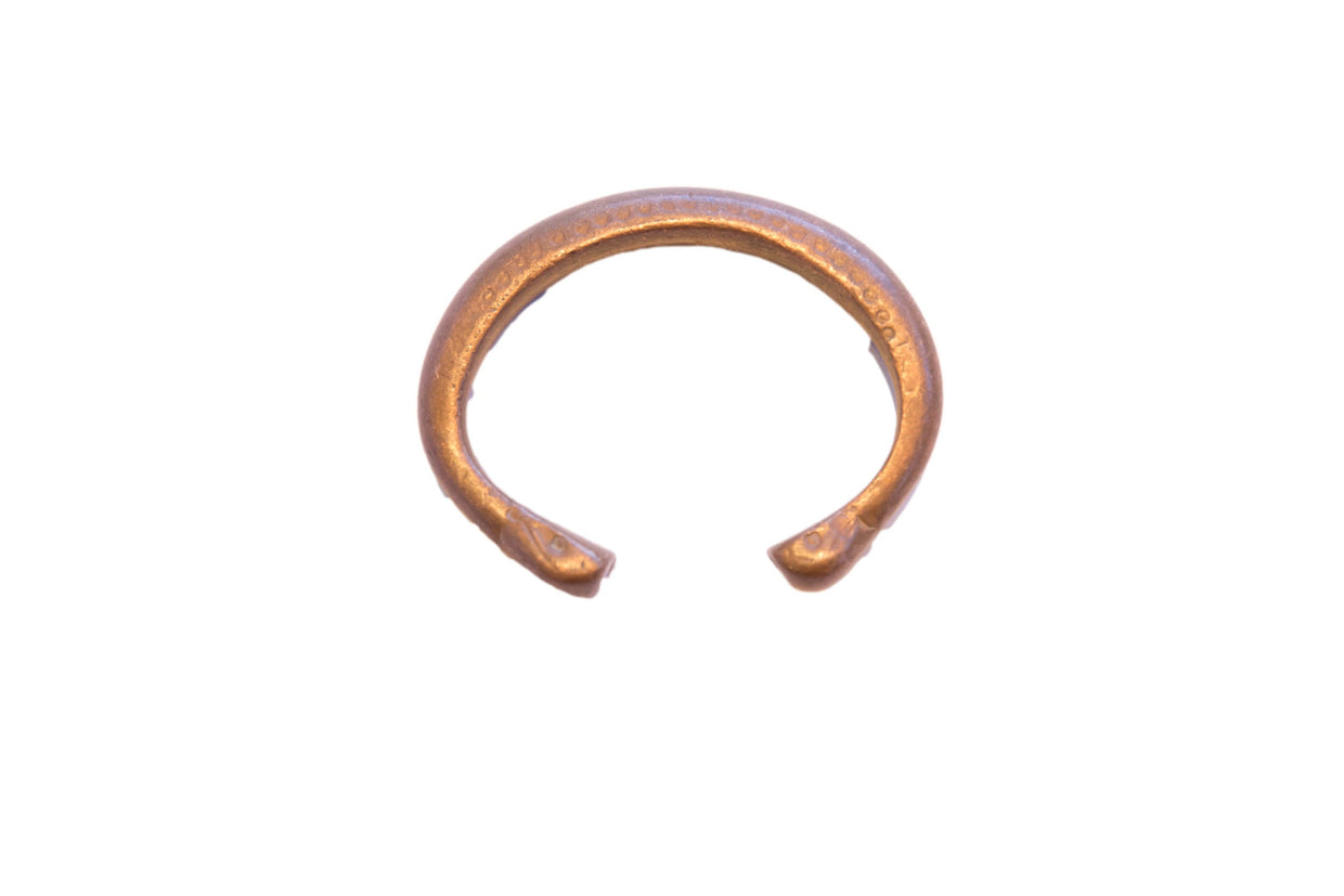 Antique African Copper Snake Cuff Bracelet