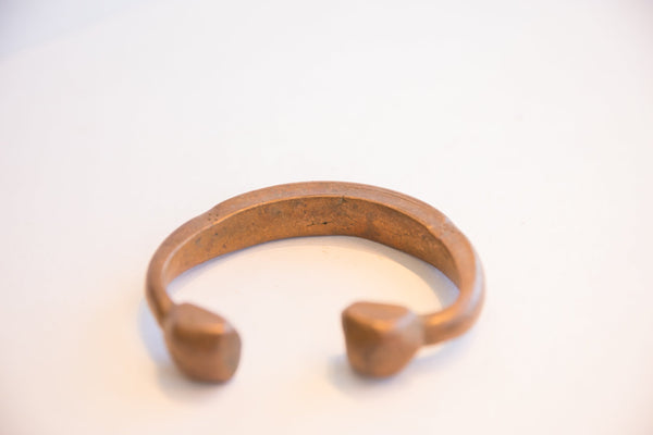 Antique African Copper Snake Cuff Bracelet // ONH Item: ab02162, Image 4