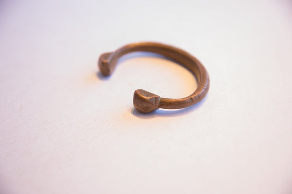 Antique African Small Snake Cuff Bracelet // ONH Item: ab02165, Image 1