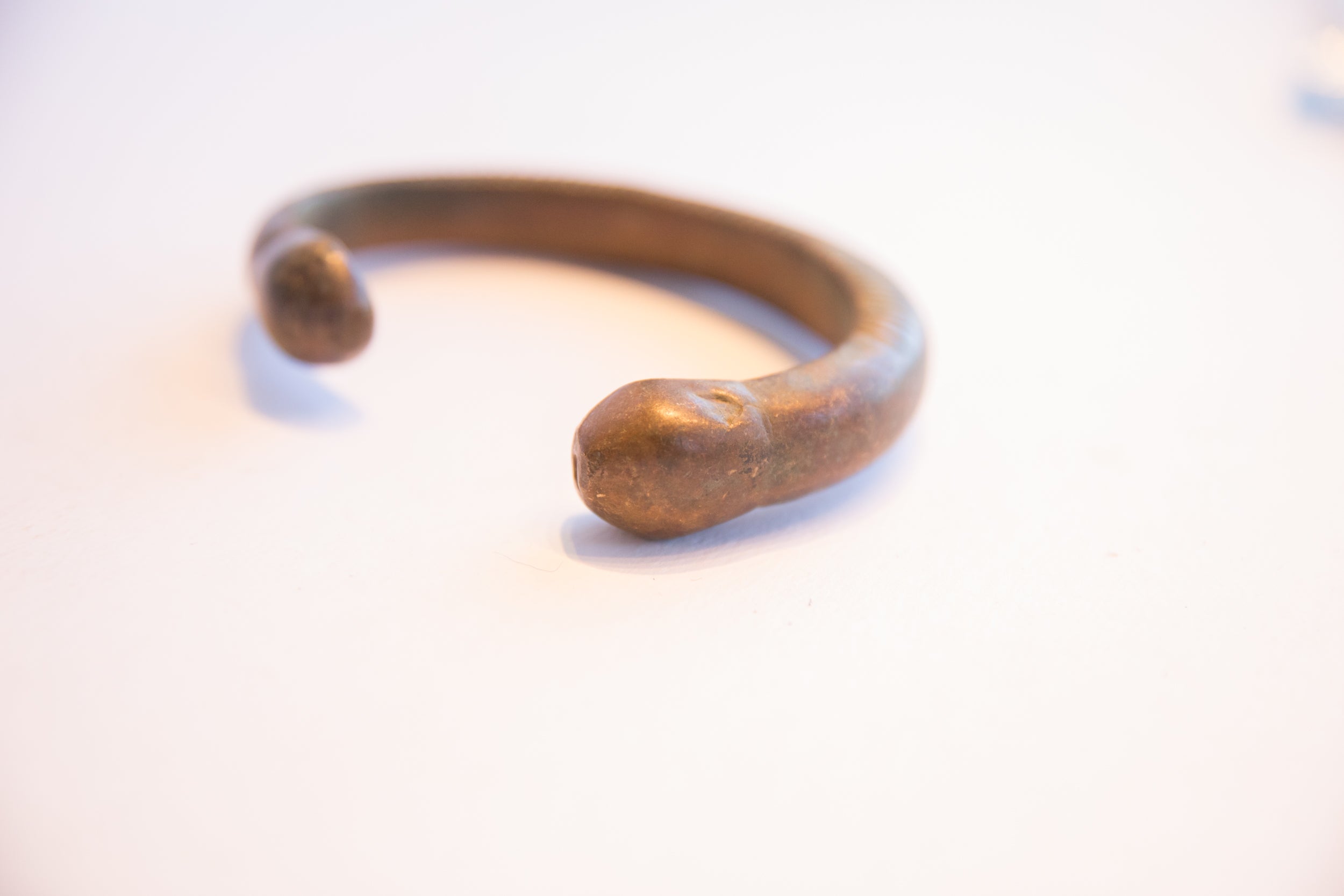 Antique African Snake Cuff Bracelet // ONH Item: ab02197, Image 1